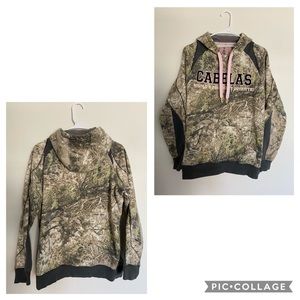 ‘Cabella’s’ “colorphase” to temp. camo hoodie